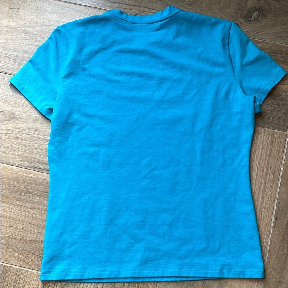 Theory Shirt Large Blue Short Sleeve Tee - Picture 3 of 4